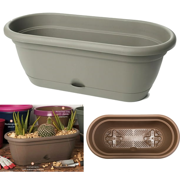 Peppercorn Lucca Round Pot Planter Color Size 16 Peppercorn Lucca Round Pot Planter Color Size 16
